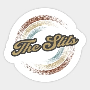 The Slits Circular Fade Sticker